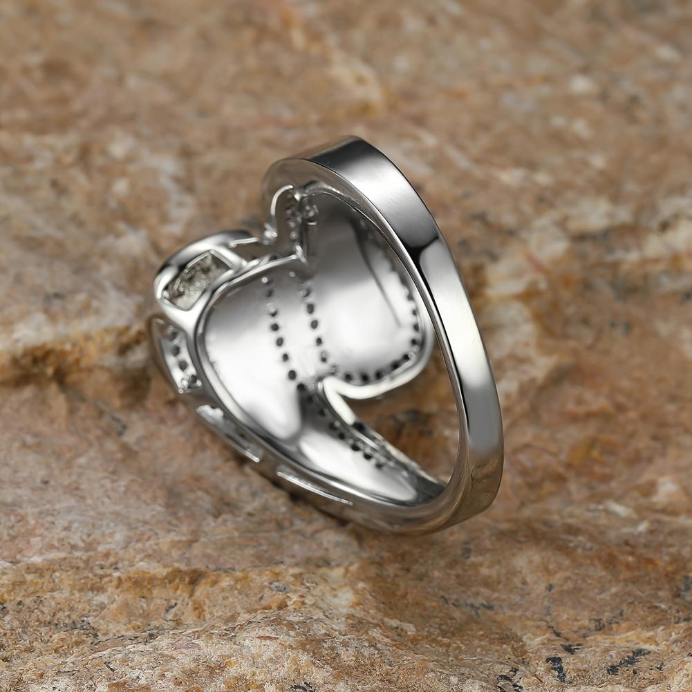 Boho Vintage Imitation White Fire Opal Stone Ring for Women Fashion Wedding Party Jewelry