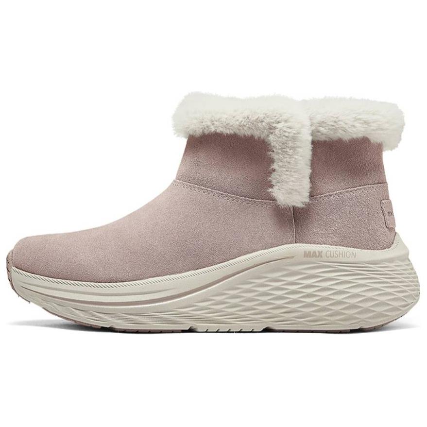 Skechers ON THE GO Women Pink Short Snow Boots Warm Wear Resistant Soft Comfortable 144366-MVE