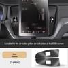 Накладки на воздуховоды центральной консоли Volvo XC60 18-26: Декоративная защита от пыли для боковых сторон экрана и кондиционера.