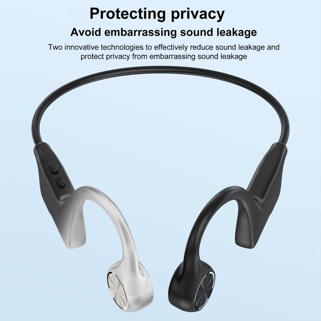 Наушники с костной проводимостью Беспроводные наушники BT 5.0 Гарнитура для занятий спортом на открытом воздухе IPX6 Водонепроницаемые Пот