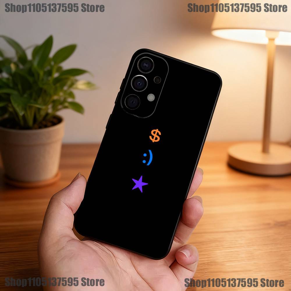 Чехол для телефона Sturniolo Triplets для Samsung S25, S24, S21, S22, S23, S30, Ultra, S20, Plus, Fe, Lite, 5G Черный