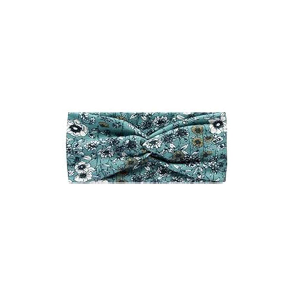 Women's Sports Headband Headband European and American Yoga Cross Print Elastic Cashew Flower Headband