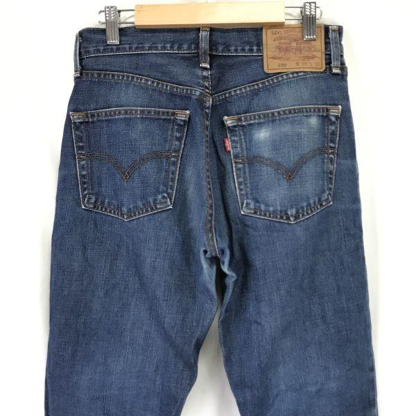 Сделано в Японии Джинсы Levi's 550 Застежка на пуговицах Сзади J09 С гравировкой Мужские W28 L32 Брюки cBH616-f(ИСПОЛЬЗОВАЛ)