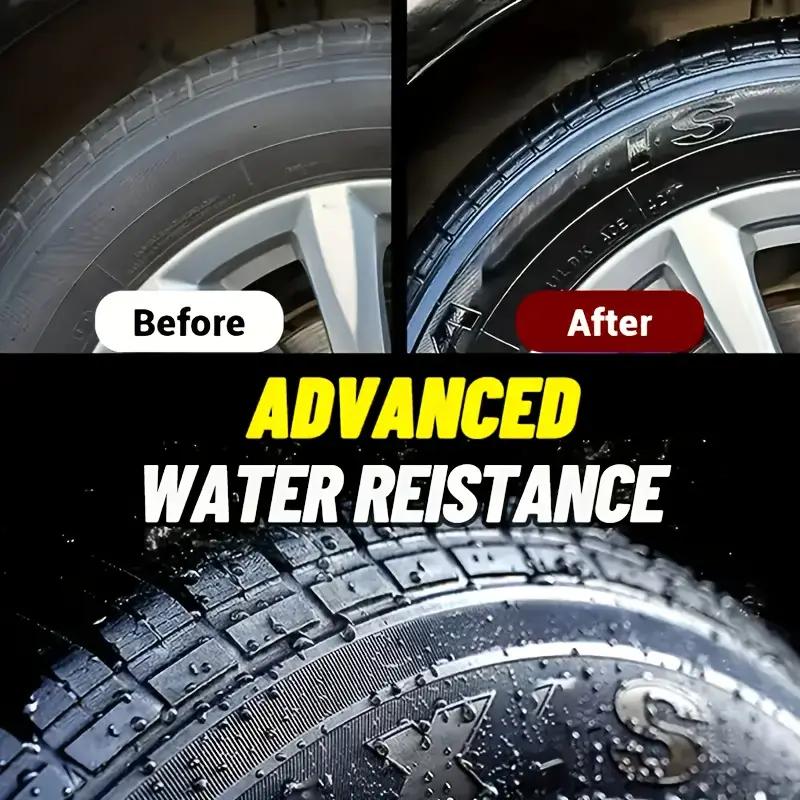 Plastic and tire shine wax-Restores faded bumpers,mirrors,tires|easy-to-apply formula that revitalizes vinyl,rubber,and plastic|
