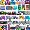 35-Piece Game Console Shoe Charm Set - Creative PVC Soft Rubber Clog Accessories