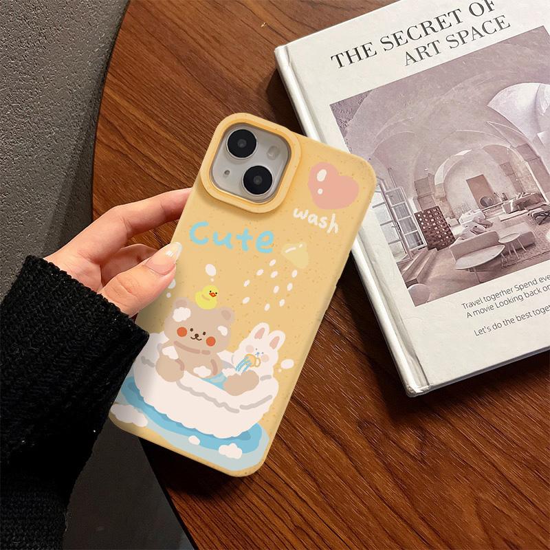 Mobile Phone Cases for iPhone 11 13 XR 15 Pro Max 12 14 Pro Max Case iPhone 16 7 Plus 8 Plus XS Max Degradable and Environmentally Friendly