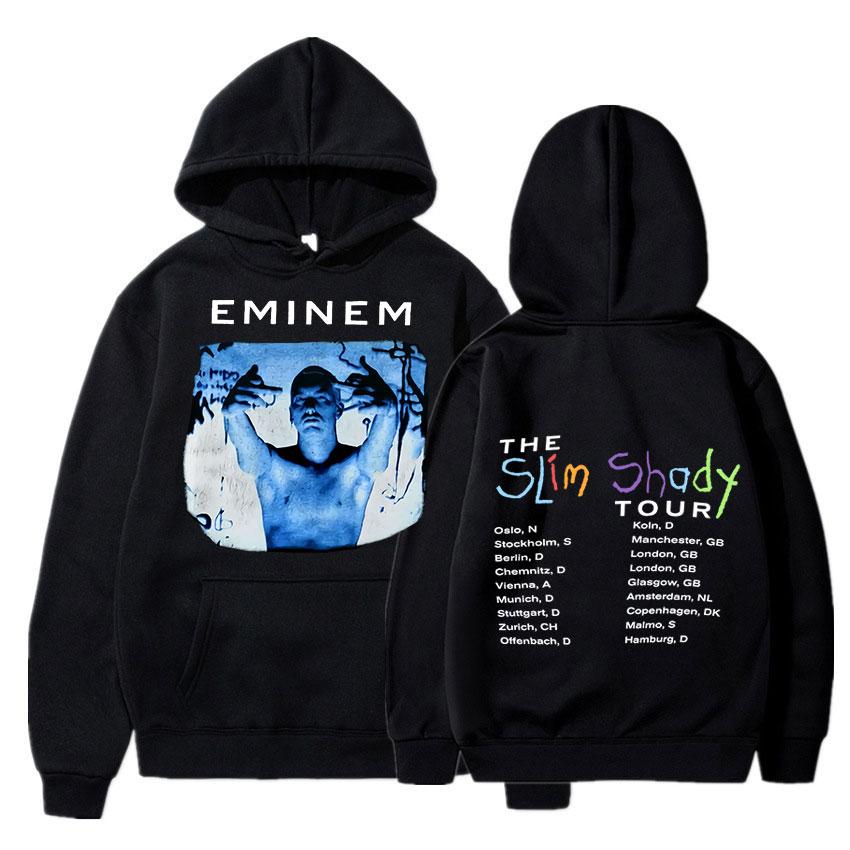 Eminem Anger Management Tour 2002 Hoodie Vintage Harajuku Funny Rick Sweatshirts Long Sleeve Unisex Pullover Fashion