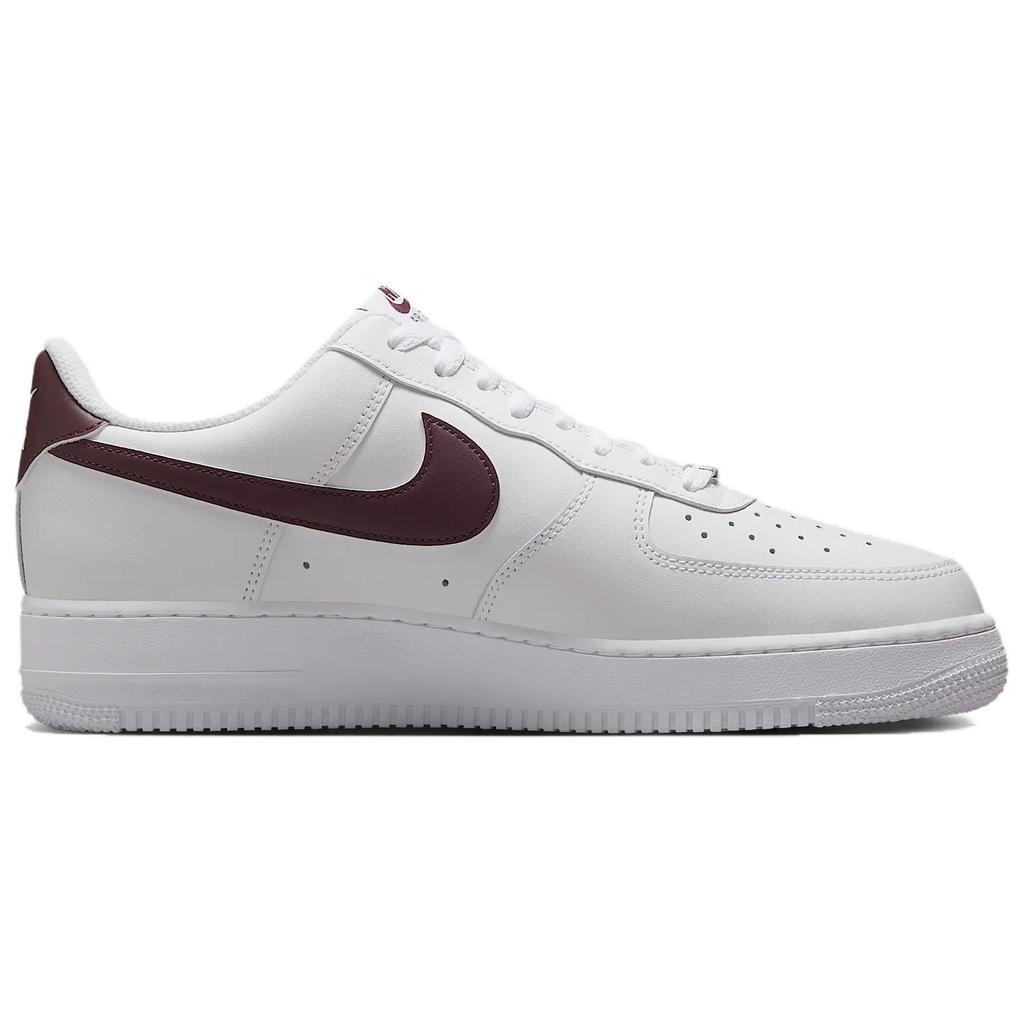 Nike Air Force 1 Low '07 White Burgundy Crush Sneakers FJ4146-112