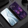 Художественный Фиолетовый Бабочка Чехол для Телефона для Xiaomi Mi 17 Pro Max 15 14 13 12 11 Ultra 15T 14T 13T 12T 11T Pro Lite Мягкий TPU Чехол