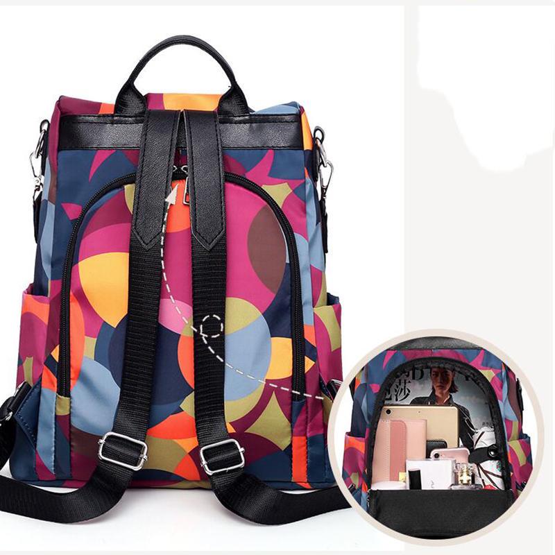 Новый оксфордский женский рюкзак, многофункциональный водонепроницаемый противоугонный рюкзак для дорожной сумки