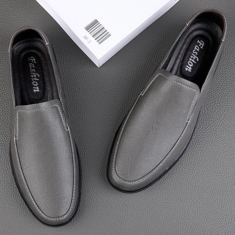 FashionFashion Men Loafers Lightweight Driving Shoes Soft Mens Moccasins Slip On Walking Flats Classic Casual Shoes Handmade Boat Shoes