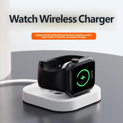 Магнитная складная беспроводная зарядная станция-подставка для Apple Watch, настольный держатель, портативная зарядная док-станция, совместимая с iPhone, AirPods