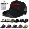 [Avirex] Number Ring Embroidery Mesh Cap 7300 (Black Black27300)