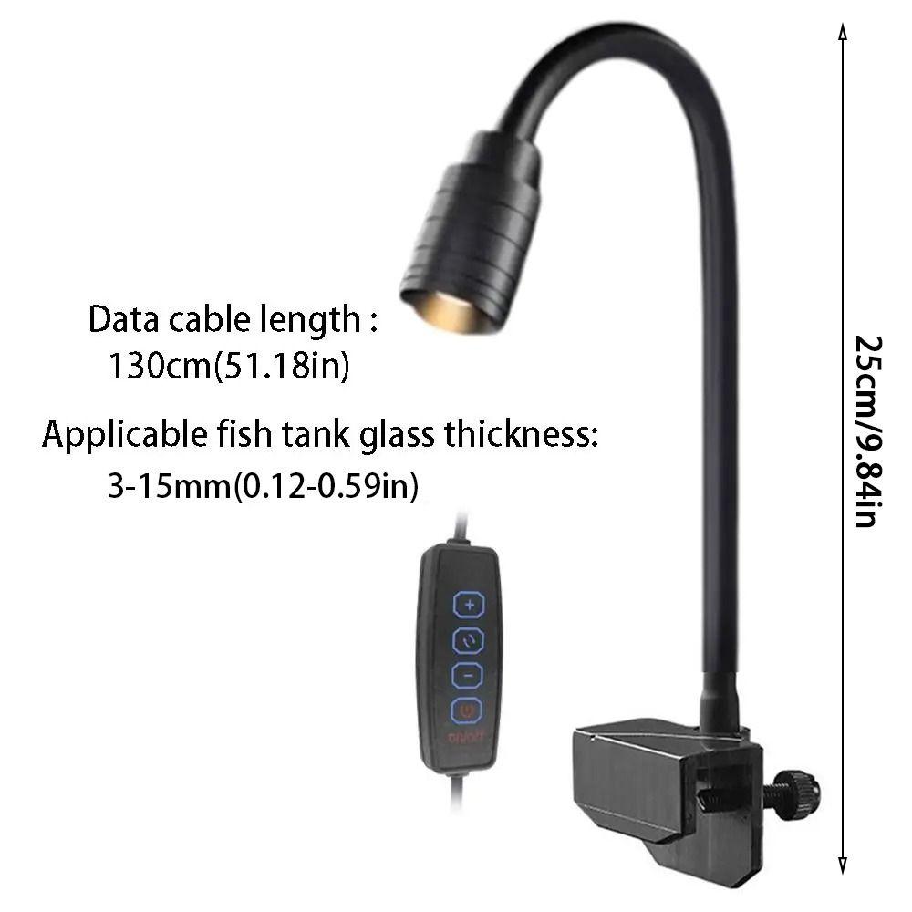 Adjustable Fish Tank Clip Lamp USB Fish Tank Lights New LED Aquarium Light Home Decorations