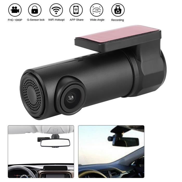 1080P Wifi Voiture Dvr Caméscope 170 ° Fhd Objectif Dash Cam Enregistreur Vidéo Conduite Caméra App -SURENHAP