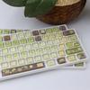 Тема наклейки со вкусом матча Клавиша Xda Cherry Pbt Пятисторонняя термосублимация Набор из 136 клавиш