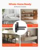 VEVOR T Shelf Brackets 2 Pcs, 200 lbs/90 kg Weight Capacity, 12x2.89x12 in / 304.8x73.5x304.8 mm, Solid Steel Heavy Duty Brackets for Shelves