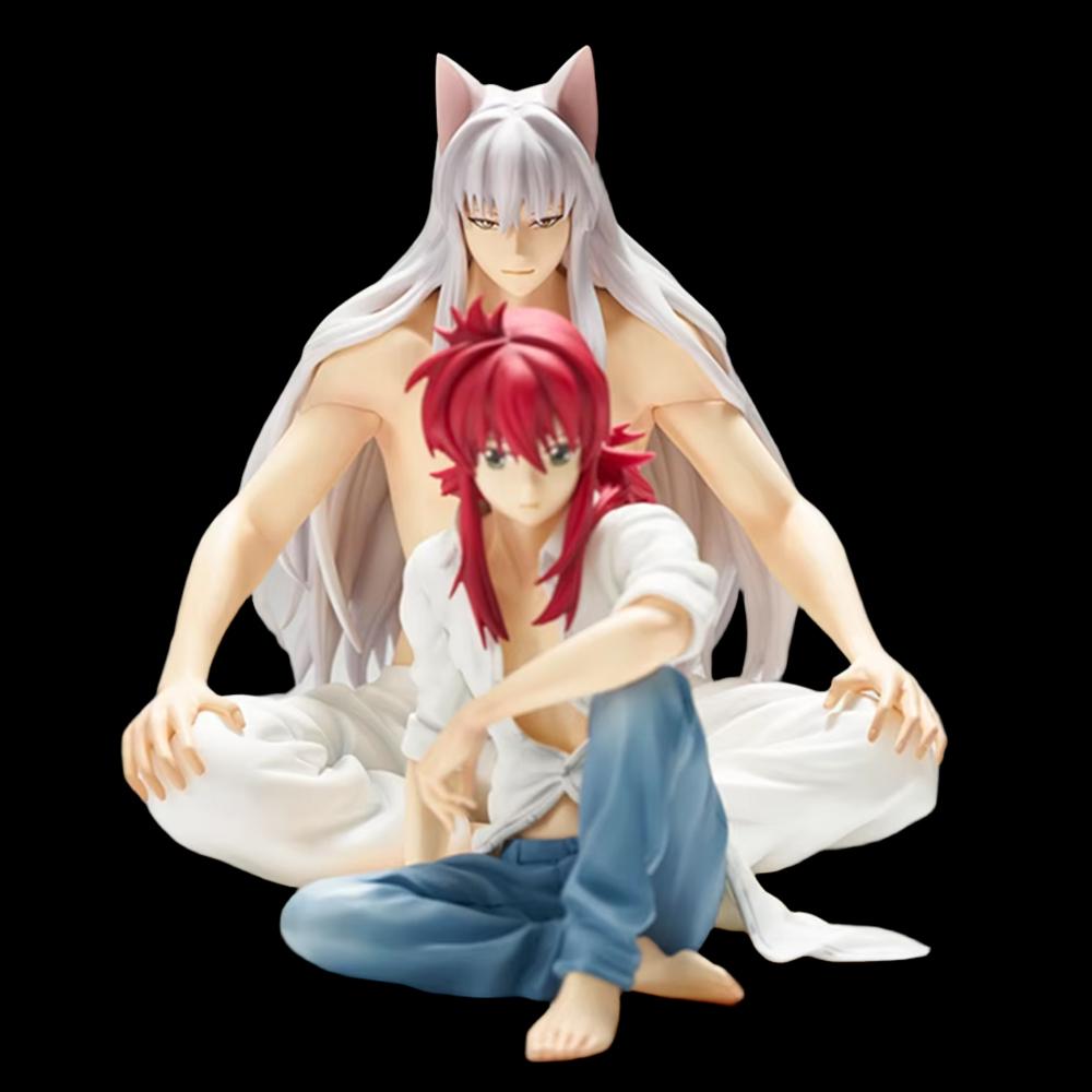 10 СМ Аниме Yu Yu Hakusho Йоко Курама Хиэй Фигурка Курама Урамеши Юсуке Фигурка-стоппер для лапши Модель Игрушка Кукла Фигурка действия