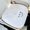 Cartoon Cute Plush Car Seat Cushion Warm Car Backrest Durable Seat Protector Pad  Drive
