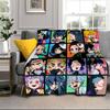 Anime Slayer Adventure  Blanket Flannel Blanket for bed, sofa, Camping, Hiking, Picnic Essentials, gift for family Fan gifts