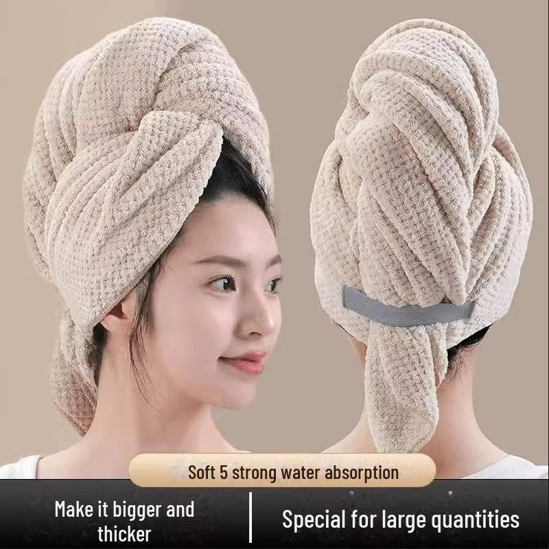 Женское супервпитывающее быстросохнущее полотенце для волос и шапочка для душа 2024 года