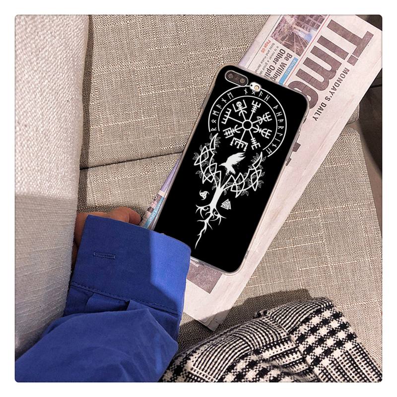 Чехол для телефона Viking Vegvisir Odin Nordic для iPhone 11 12 13 mini pro XS MAX 8 7 6 6S Plus X 5S SE 2020 XR