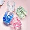 Clear Crystal Glass Dappen Dish, Acrylic Powder Liquid Monomer Holder, Nail Brush Washing Bowl Cup, Manicure Tools