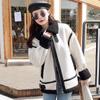 Jacket Women's Fall and Winter Short Loose Padded Thickened Warm Jacket Versatile Comfortable Casual High Collar Jacket