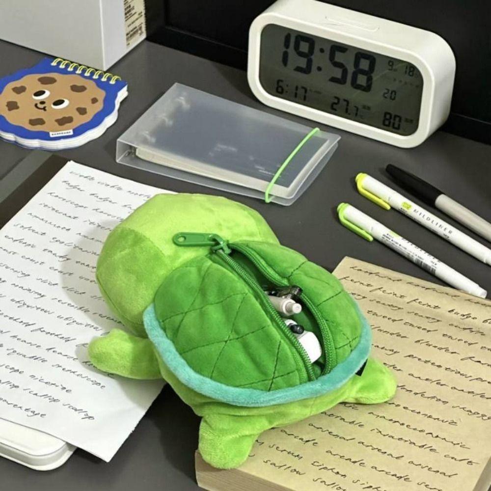 Duck/Shark/Turtle Pen Bag Large Capacity Storage Bag High Quality Pencil Case  Student