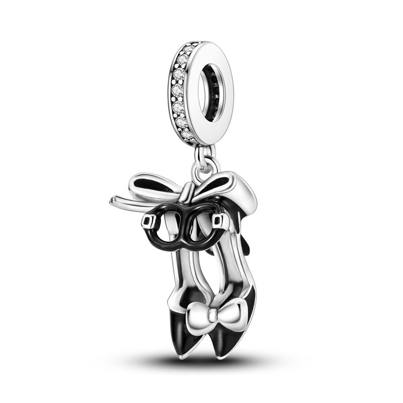 New 925 Silver Charms Beads Pendant Bow Perfume Bottle Dream Catcher for Bracelet Women Jewelry