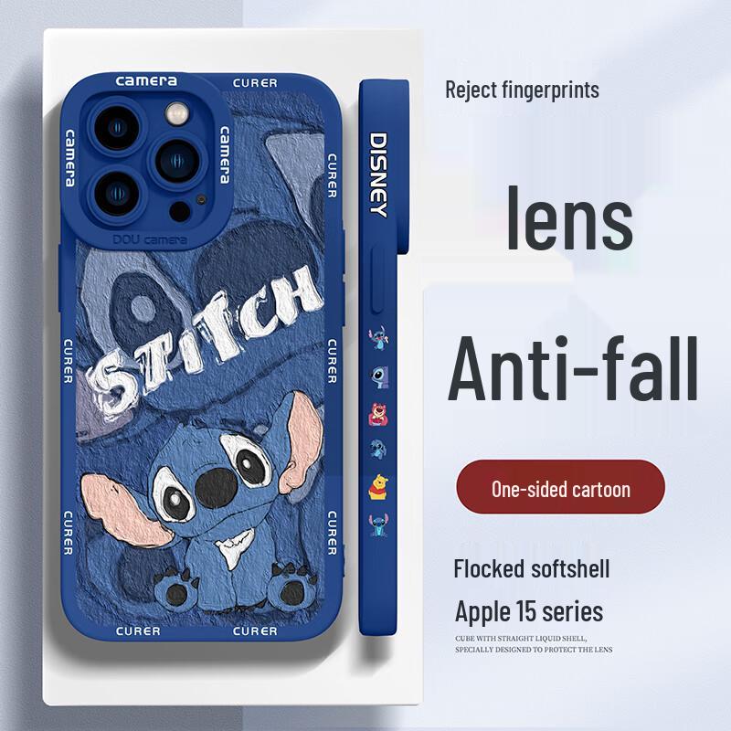 Мультяшный противоударный мягкий силиконовый чехол для iPhone с полной защитой объектива