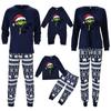Christmas Prints Family Matching Long Sleeve Tops+Pants Set Family Matching Sets