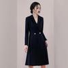 Женская ветровка средней приталенной посадки - пальто в британском стиле OL весна/осень 2024 г.