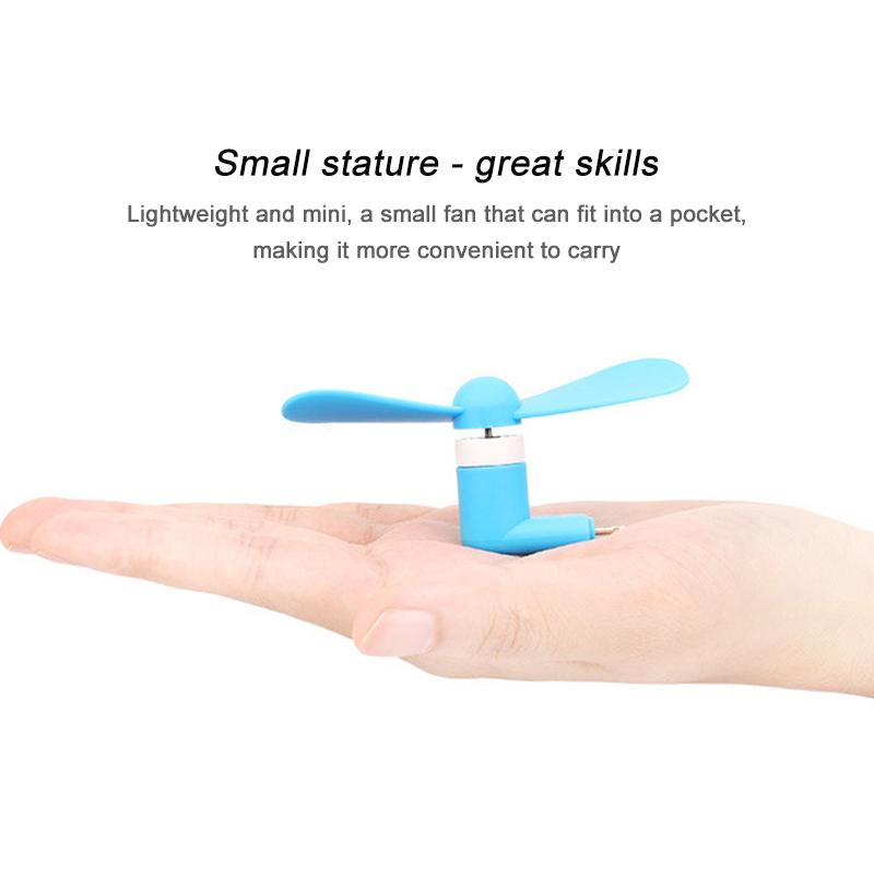 2In1 Mini Portable Mobile Phone Fan Cooler For Android For Iphone For Samsung For Huawei For Ipad