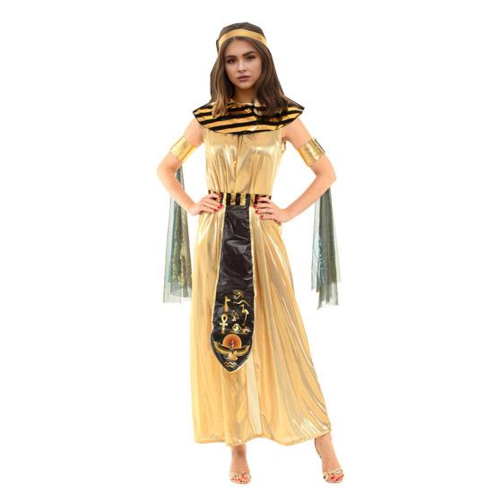 Костюм королевы Клеопатры для девочек, детский, платье Древнего Египта, аксессуар для косплея на Хэллоуин, для маскарадных вечеринок