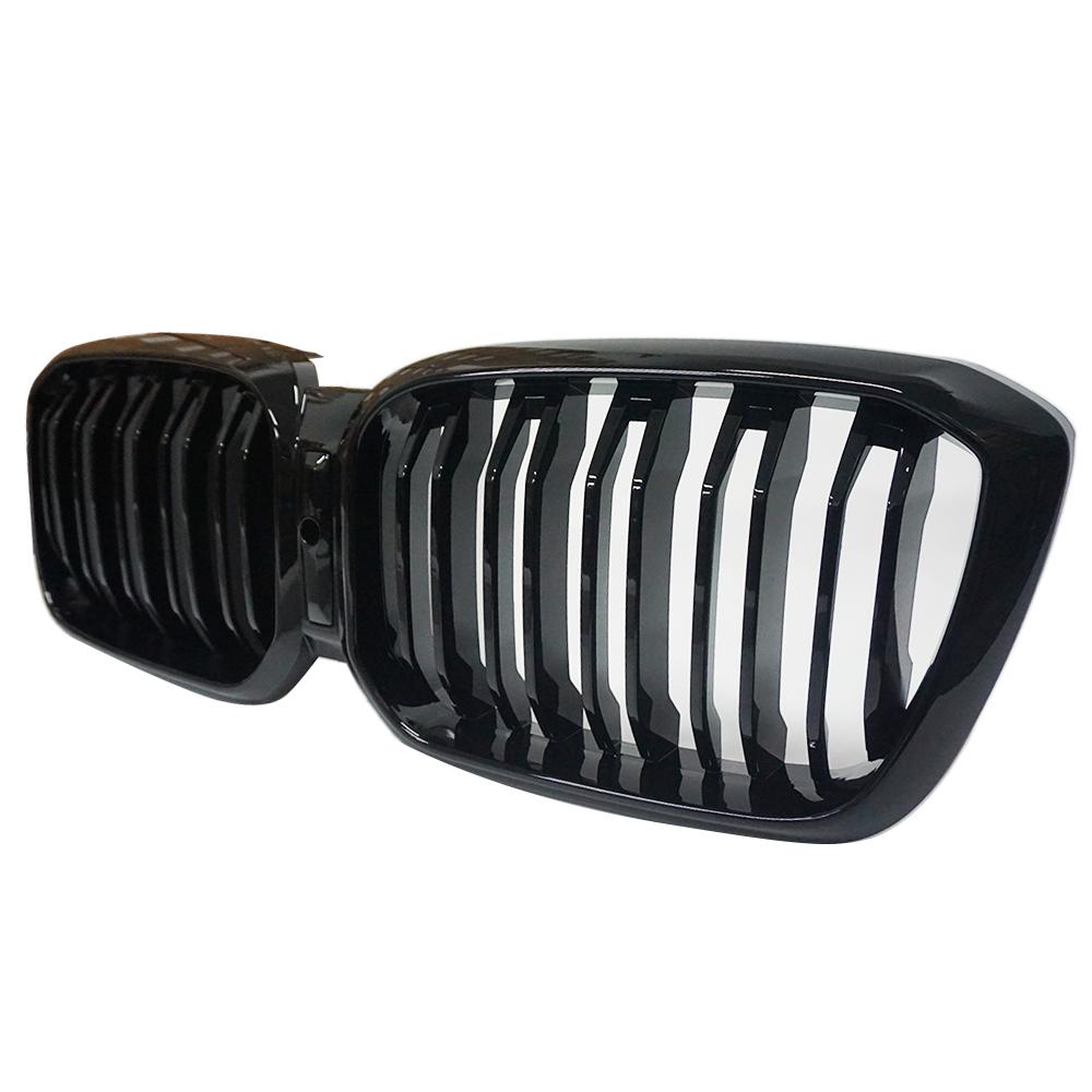 Thultra Высококачественная двухлинейная гоночная решетка, глянцевая черная решетка для BMW X3 G01 X4 G02 2022 + ABS, передний бампер, капот, почки