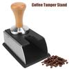 Coffee Tamper Stand Stainless Steel Tamping Stand for Coffee Machine and Coffee Tamper Coffee Tool Storage Base Coffee Accessories