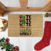 Xmas Welcome Christmas Mat Non-Slip And Washable Doormat Decoration Door Mat Entrance Rugs