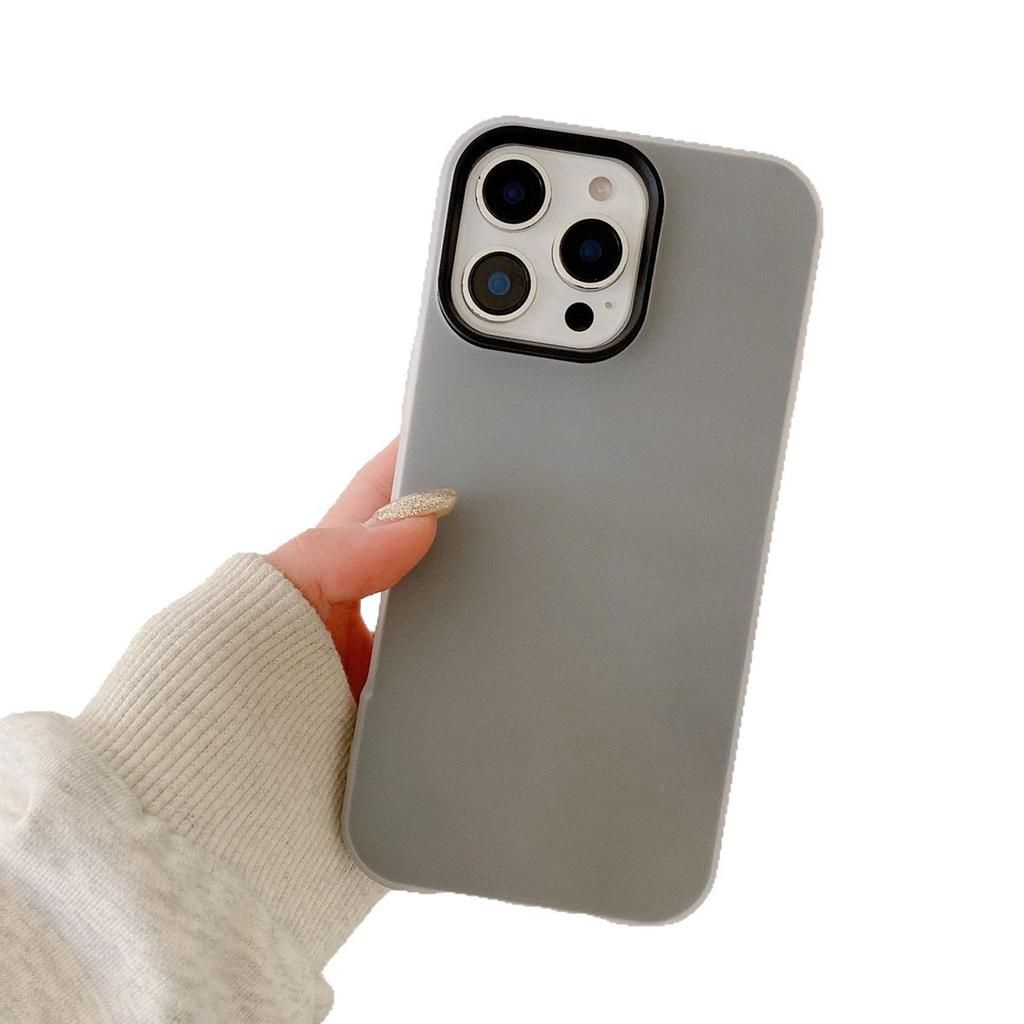 Jelly Two-in-one Mobile Phone Case Non-yellowing Holder Silicone for Apple 13 Promax Mobile Phone New Case Simple and Fashionable