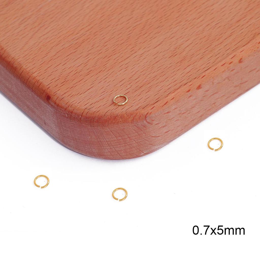 10/100 шт. открытое кольцо для прыжков 3/4/5/6/7/8 мм круглые разрезные кольца для изготовления ювелирных изделий DIY фурнитура