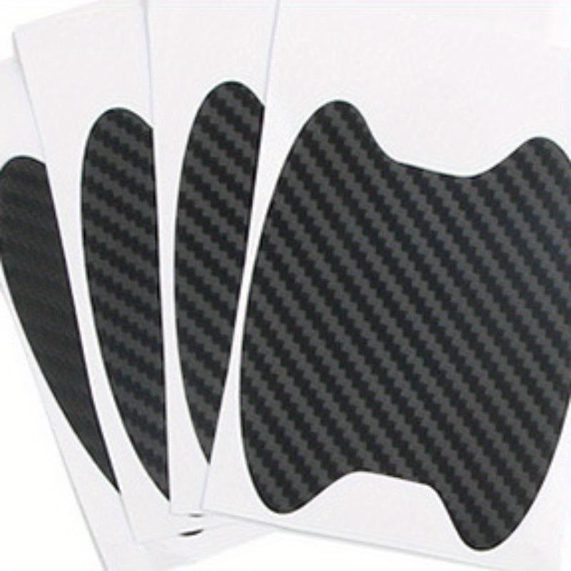4 шт./компл. наклейка на дверь автомобиля из углеродного волокна, устойчивая к царапинам крышка, защитная пленка для автоматической ручки, аксессуары для внешнего стайлинга