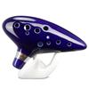 12 Hole The Legend Ocarina of Time Blue Alto C Flute Wind Instrument Natural Sound Easy To Learn Fine NEW Gift