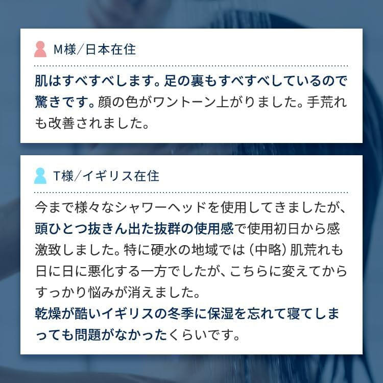 ionac replacement water shower chlorine beautiful easy to made in Japan [Official Store] 2-piece set, filter, softening, head, detoxification, skin,