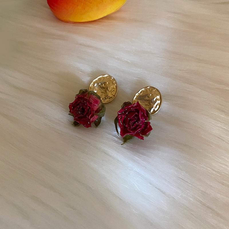 Богемные серьги-подвески с серебряной иглой, круглый кулон из смоляных бусин