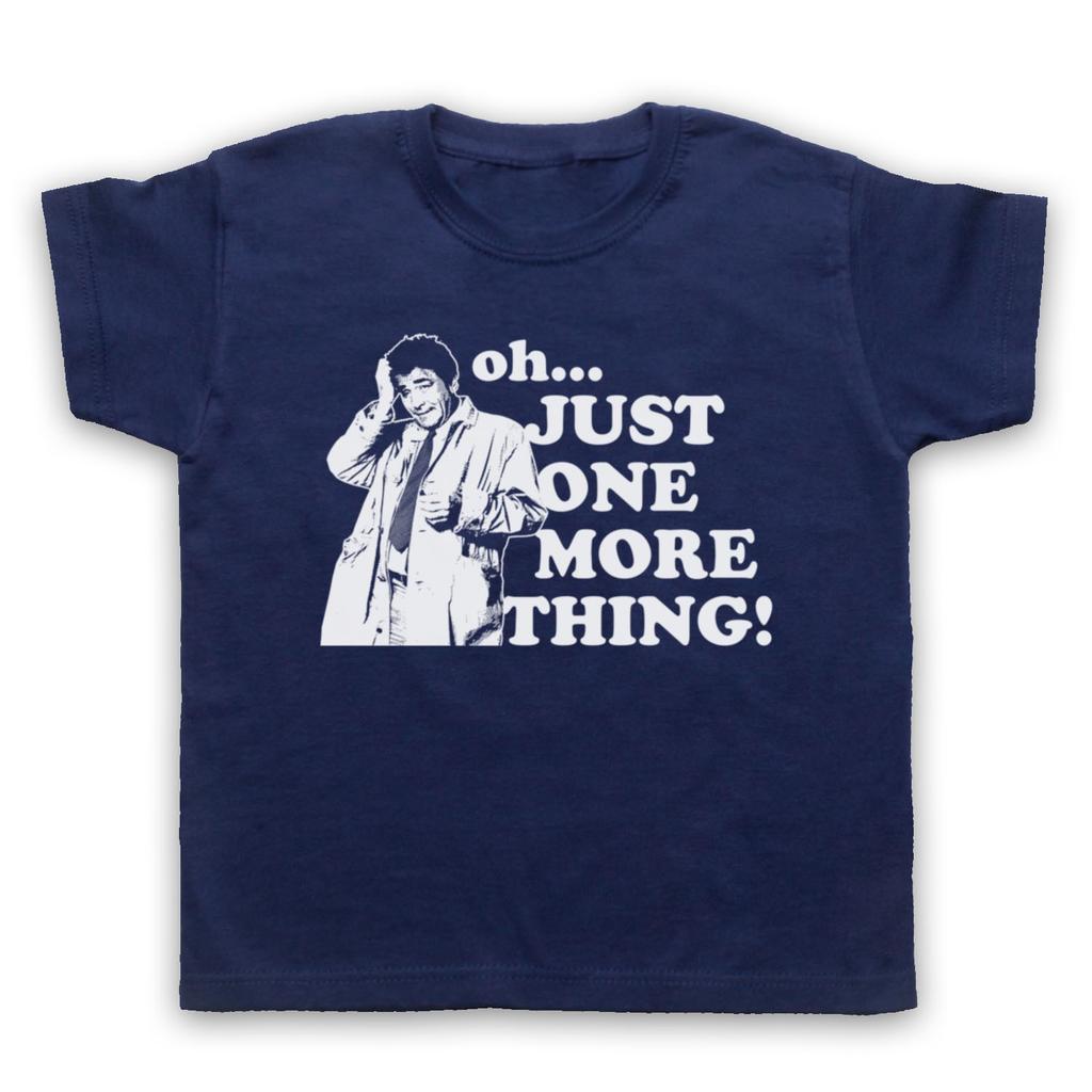 Columbo Just One More Thing Detective Crime Peter Falk Kids Child's T-Shirt