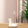 Элегантный держатель для благовоний в виде кролика для релаксации и домашнего декора