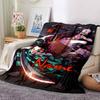 Custom Name Demon Slayer Theme Printed Blanket - Perfect for Couch, Bed, Travel & Outdoor Use | Machine Washable, Cozy & Durable.