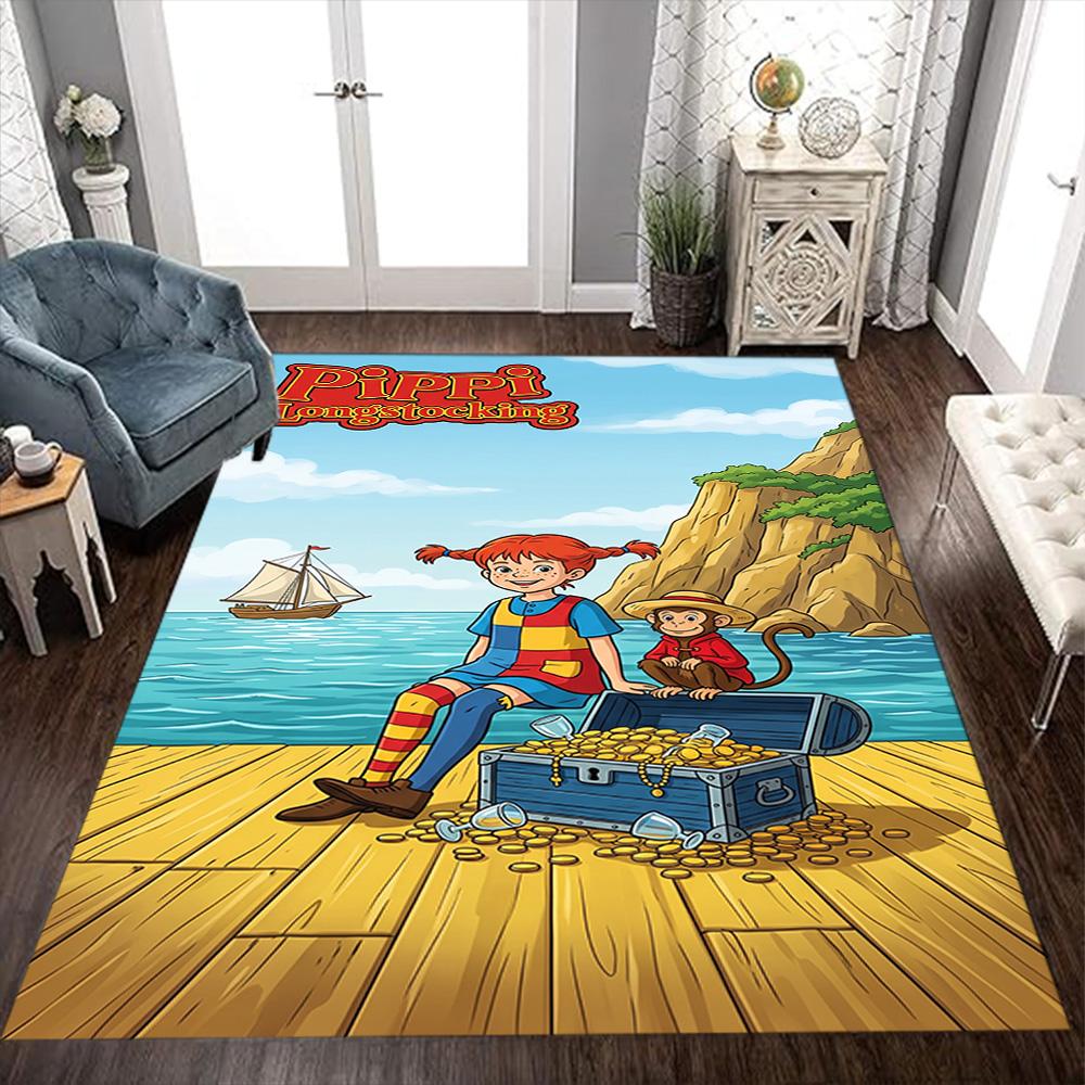 Pippi Carpet Suitable For Game Room Hallway Bedrooms Living Rooms Antislip Carpet Anime Office Decor Spiritual Gift