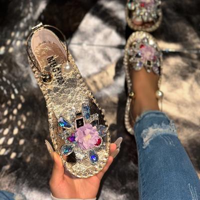 Мода Женские Модные Сандалии Легкие Уличные Шлепанцы 2025 Новые Повседневные Сандалии с Открытым Носком Летние Нескользящие Тренд Дизайнерская Обувь Женская