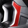 Для Subaru Forester 2013-2018 мягкое углеродное волокно, отделение для хранения с центральным управлением, боковая отделка, наклейка на автомобиль